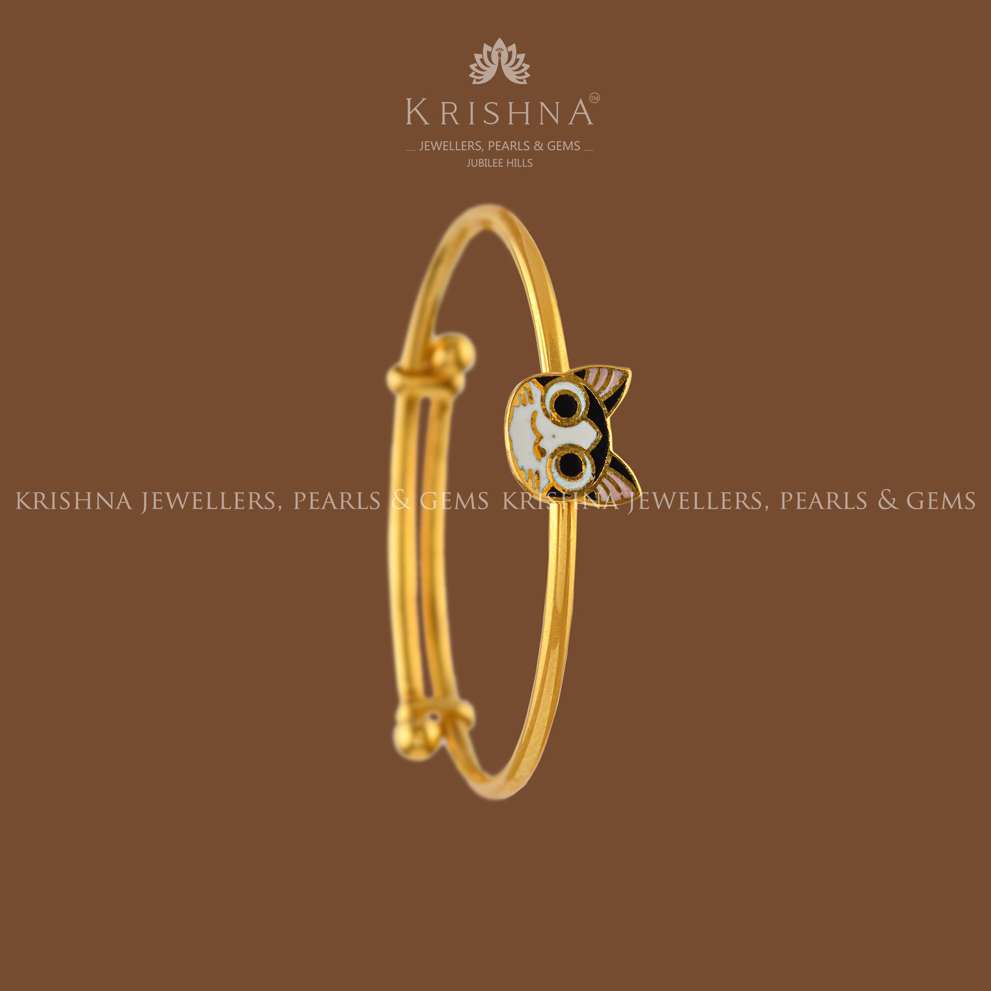 Gold Braclets For Babies - Krishna Jewellers Pearls and Gems